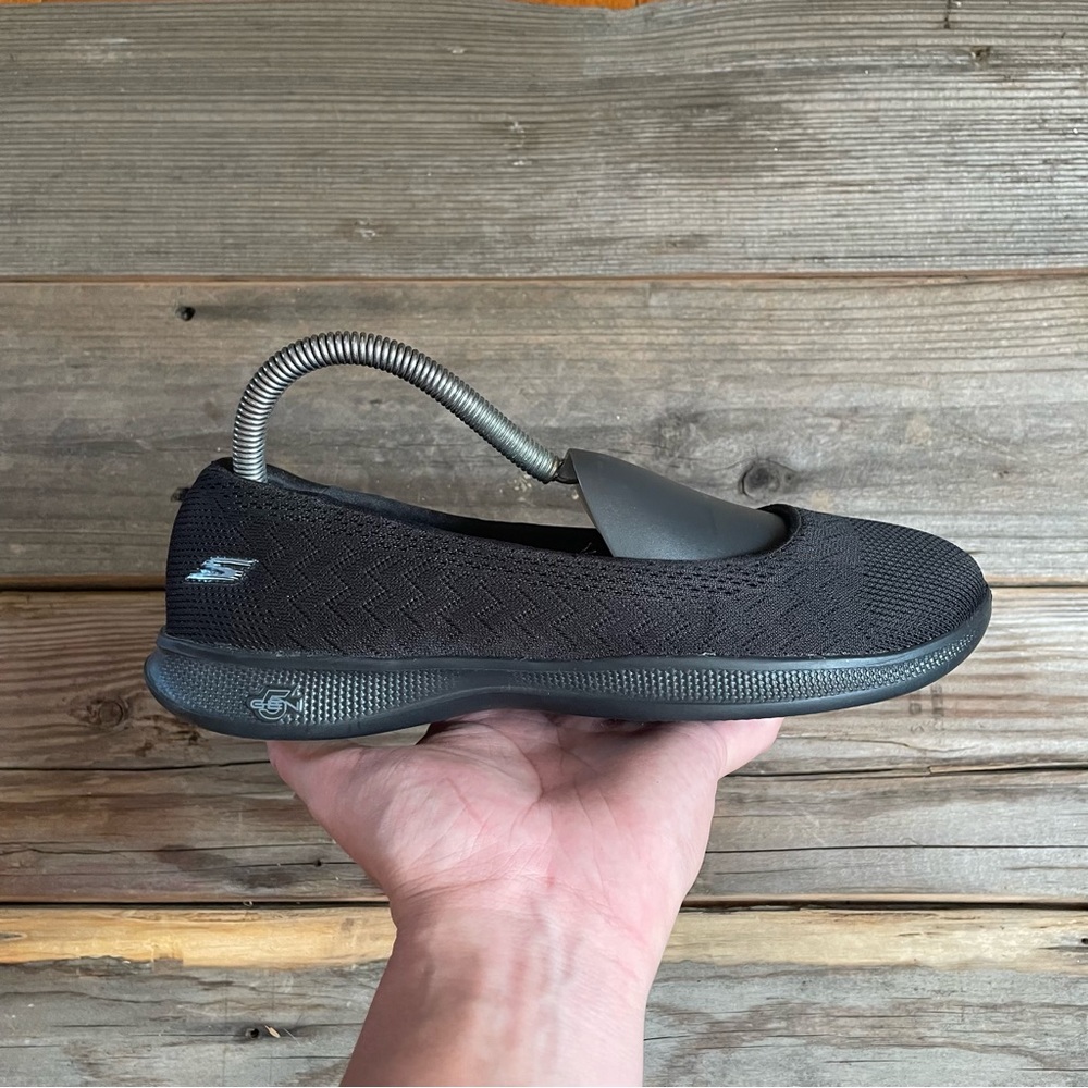 New Women Skechers GO STEP Lite Black Shoes